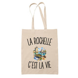Tote Bag Beige La Rochelle c’est la vie