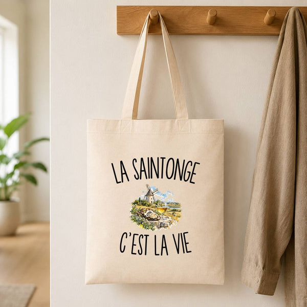 Tote Bag Beige La Saintonge c’est la vie