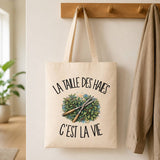 Tote Bag Beige La taille des haies c'est la vie