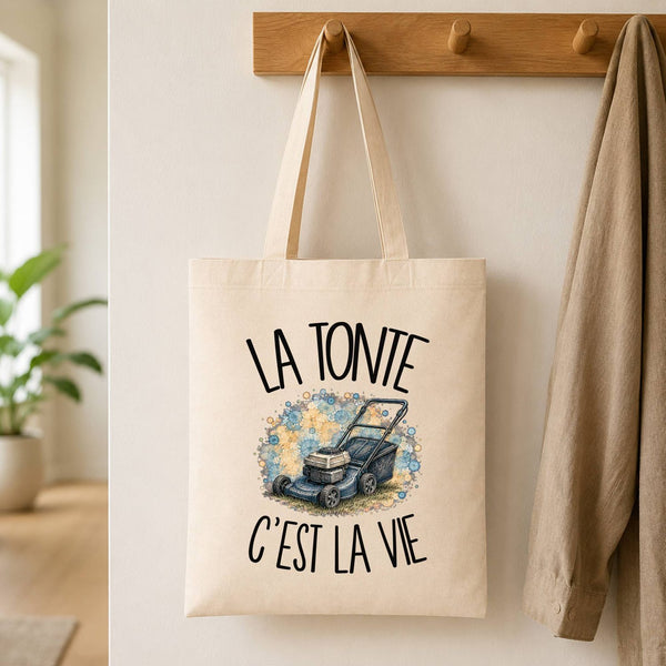 Tote Bag Beige La tonte c'est la vie
