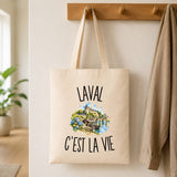 Tote Bag Beige Laval c’est la vie