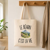Tote Bag Beige Le Béarn c’est la vie