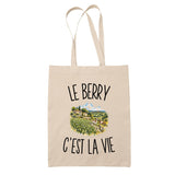 Tote Bag Beige Le Berry c’est la vie