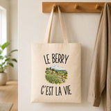 Tote Bag Beige Le Berry c’est la vie