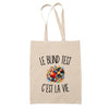 Tote Bag Beige Le Blind Test c’est la vie