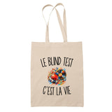 Tote Bag Beige Le Blind Test c’est la vie