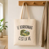 Tote Bag Beige Le Bourbonnais c’est la vie