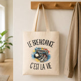 Tote Bag Beige Le breakdance c'est la vie