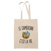Tote Bag Beige Le Cameroun c’est la vie