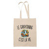 Tote Bag Beige Le Canyoning c’est la vie