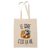 Tote Bag Beige Le Cidre c’est la vie
