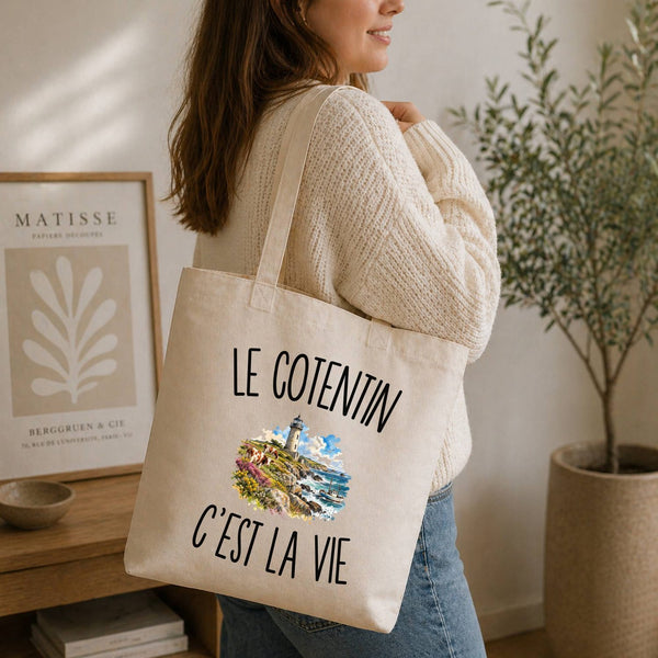 Tote Bag Beige Le Cotentin c’est la vie