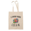Tote Bag Beige Le Diamond Painting c’est la vie