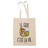 Tote Bag Beige Le Gers c’est la vie