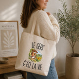 Tote Bag Beige Le Gers c’est la vie