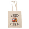 Tote Bag Beige Le Goûter c’est la vie