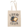 Tote Bag Beige Le jeu de rôle c'est la vie