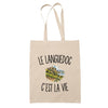 Tote Bag Beige Le Languedoc c’est la vie