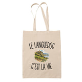 Tote Bag Beige Le Languedoc c’est la vie