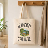 Tote Bag Beige Le Limousin c’est la vie