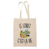 Tote Bag Beige Le Loiret c’est la vie