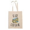Tote Bag Beige Le Lot c’est la vie