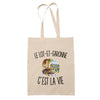Tote Bag Beige Le Lot-et-Garonne c’est la vie