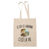 Tote Bag Beige Le Lot-et-Garonne c’est la vie