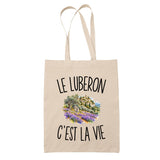 Tote Bag Beige Le Luberon c’est la vie