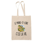 Tote Bag Beige Le Maine-et-Loire c’est la vie