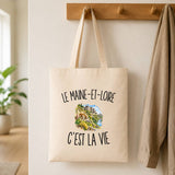 Tote Bag Beige Le Maine-et-Loire c’est la vie