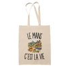 Tote Bag Beige Le Mans c’est la vie