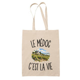 Tote Bag Beige Le Médoc c’est la vie