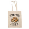 Tote Bag Beige Le pain maison c'est la vie