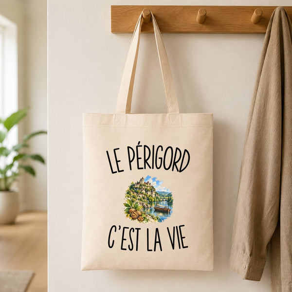 Tote Bag Beige Le Périgord c’est la vie