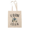 Tote Bag Beige Le qi gong c'est la vie