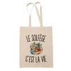 Tote Bag Beige Le Solfège c’est la vie