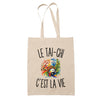 Tote Bag Beige Le Tai-Chi c’est la vie