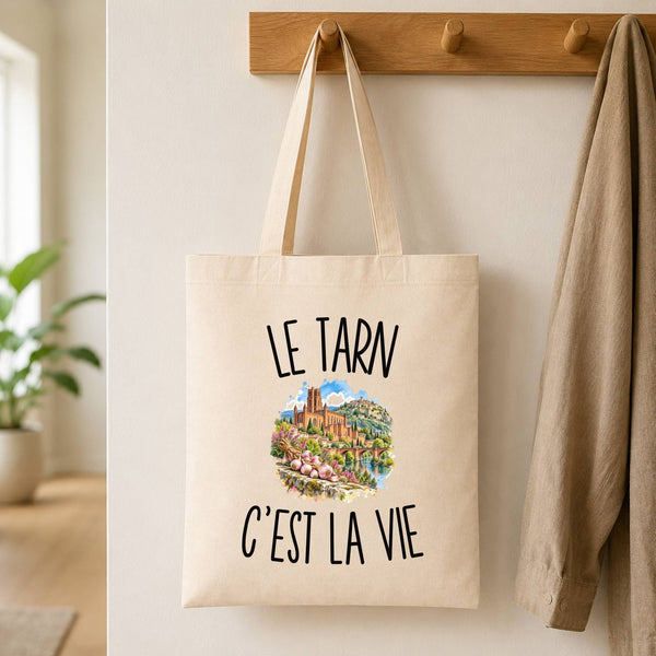 Tote Bag Beige Le Tarn c’est la vie