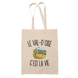 Tote Bag Beige Le Val-d’Oise c’est la vie