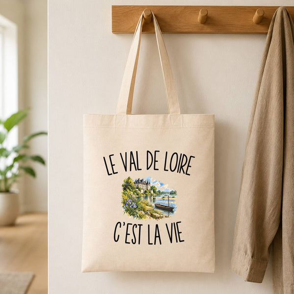 Tote Bag Beige Le Val de Loire c’est la vie