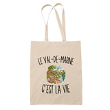 Tote Bag Beige Le Val-de-Marne c’est la vie