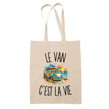Tote Bag Beige Le Van c’est la vie