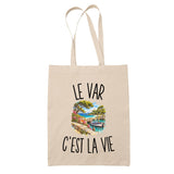 Tote Bag Beige Le Var c’est la vie
