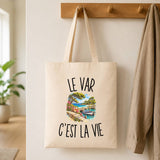 Tote Bag Beige Le Var c’est la vie