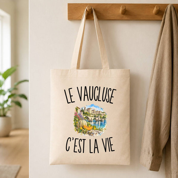 Tote Bag Beige Le Vaucluse c’est la vie