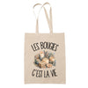 Tote Bag Beige Les bougies c'est la vie