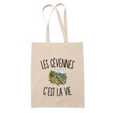Tote Bag Beige Les Cévennes c’est la vie