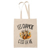 Tote Bag Beige Les chamois c'est la vie