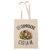 Tote Bag Beige Les champignons c'est la vie
